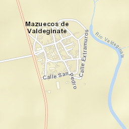 Mazuecos de Valdeginate Street Map
