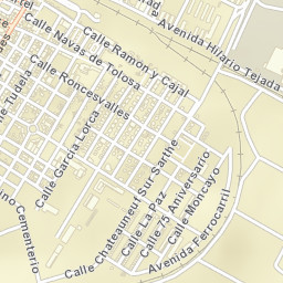 Castejón Street Map