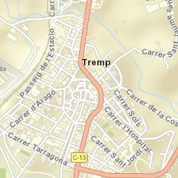 Tremp Street Map