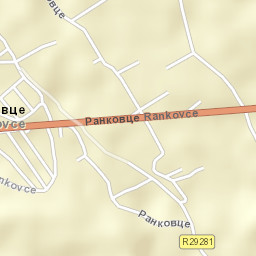 Ранковце Street Map