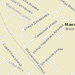 Mamedkala Street Map