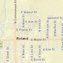 239-299 North Park Street, Roland, IA Street Map