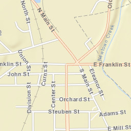 Horseheads New York Street Map