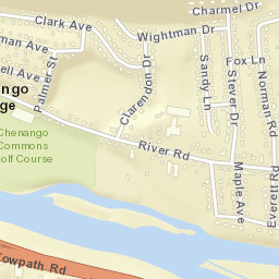 Chenango Bridge New York Street Map