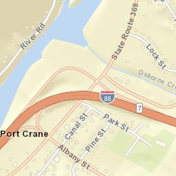 Port Crane New York Street Map