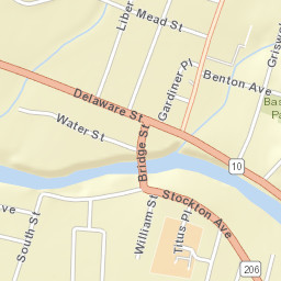 Walton New York Street Map