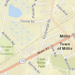 Millis Street Map