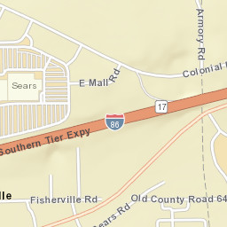 Fisherville New York Street Map