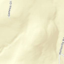 Hullsville New York Street Map