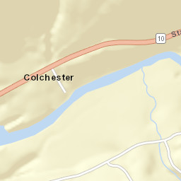 Colchester New York Street Map