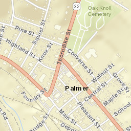 Palmer Street Map