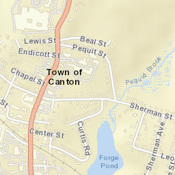 Canton Street Map