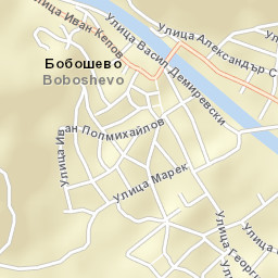 Boboshevo Street Map