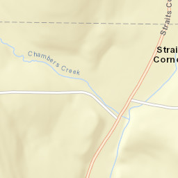 Straits Corners New York Street Map