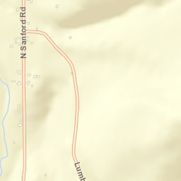 North Sanford New York Street Map