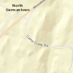 North Germantown New York Street Map