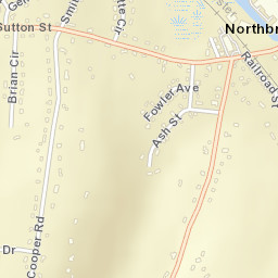 89 Sutton St, Northbridge, MA 01534 Street Map