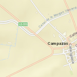 Campazas Street Map