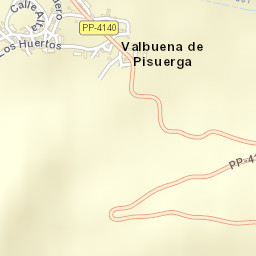 Valbuena de Pisuerga Street Map