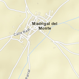 Madrigal del Monte Street Map