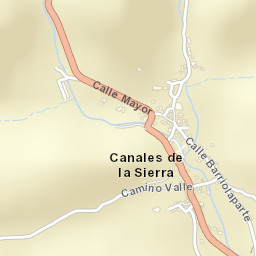 Canales de la Sierra Street Map