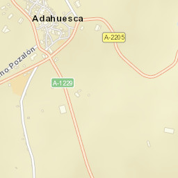 Adahuesca Street Map