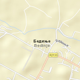 Bedinje Street Map