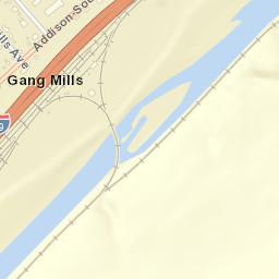 Gang Mills New York Street Map