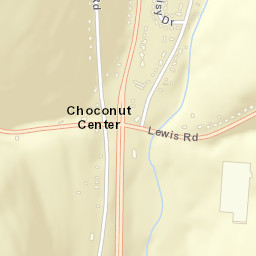 Choconut Center New York Street Map