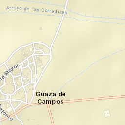 Guaza de Campos Street Map