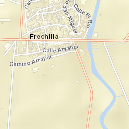 Frechilla Street Map