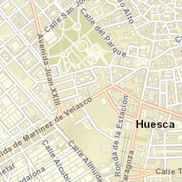 Huesca Street Map