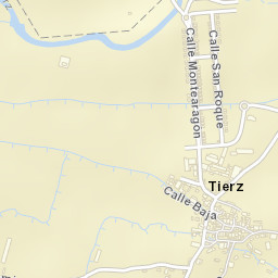 Tierz Street Map