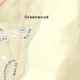 Greenwood New York Street Map
