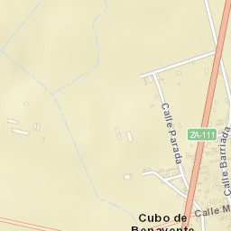 Cubo de Benavente Street Map