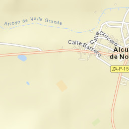 Alcubilla de Nogales Street Map