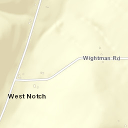 West Notch New York Street Map