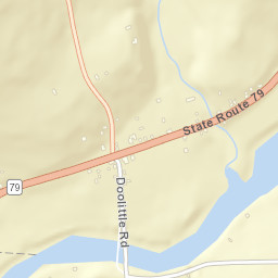 Ouaquaga New York Street Map