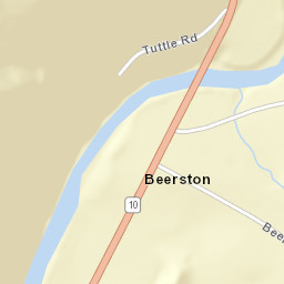 Beerston New York Street Map