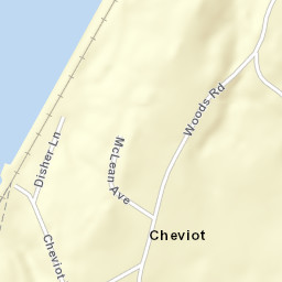 Cheviot New York Street Map