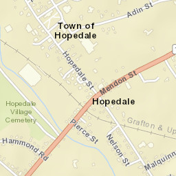 Hopedale Street Map