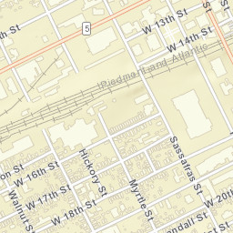 Erie, Pennsylvania Street Map