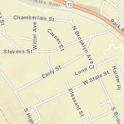 Wellsville New York Street Map
