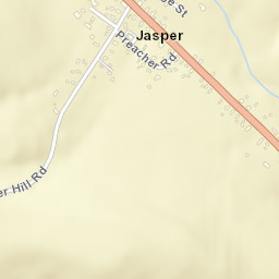 Jasper New York Street Map