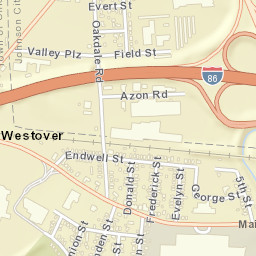 Westover New York Street Map