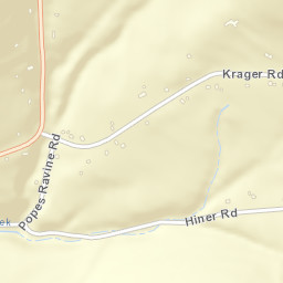 Popes Ravine New York Street Map