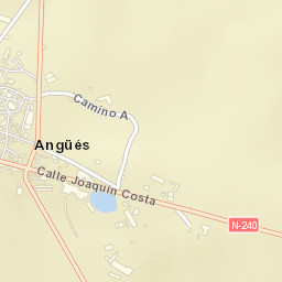 Angüés Street Map