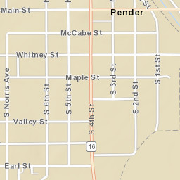 3rd St Pender NE 68047 America Street Map