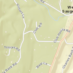 West Saugerties New York Street Map