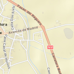Pobladura del Valle Street Map